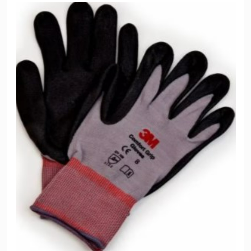 3M™ Comfort Grip Gloves – General Use, Medium (Grey)