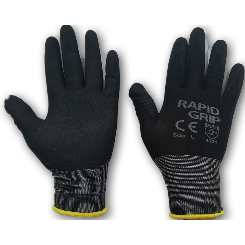 RAPID GRIP GLVOES LARGE PAIR