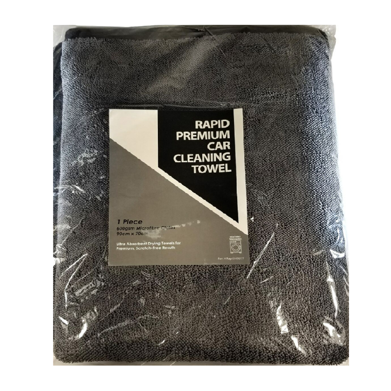 Rapid Premium Car Cleaning Twist Towel - 600GSM Drying Towel (90cm x 70cm)